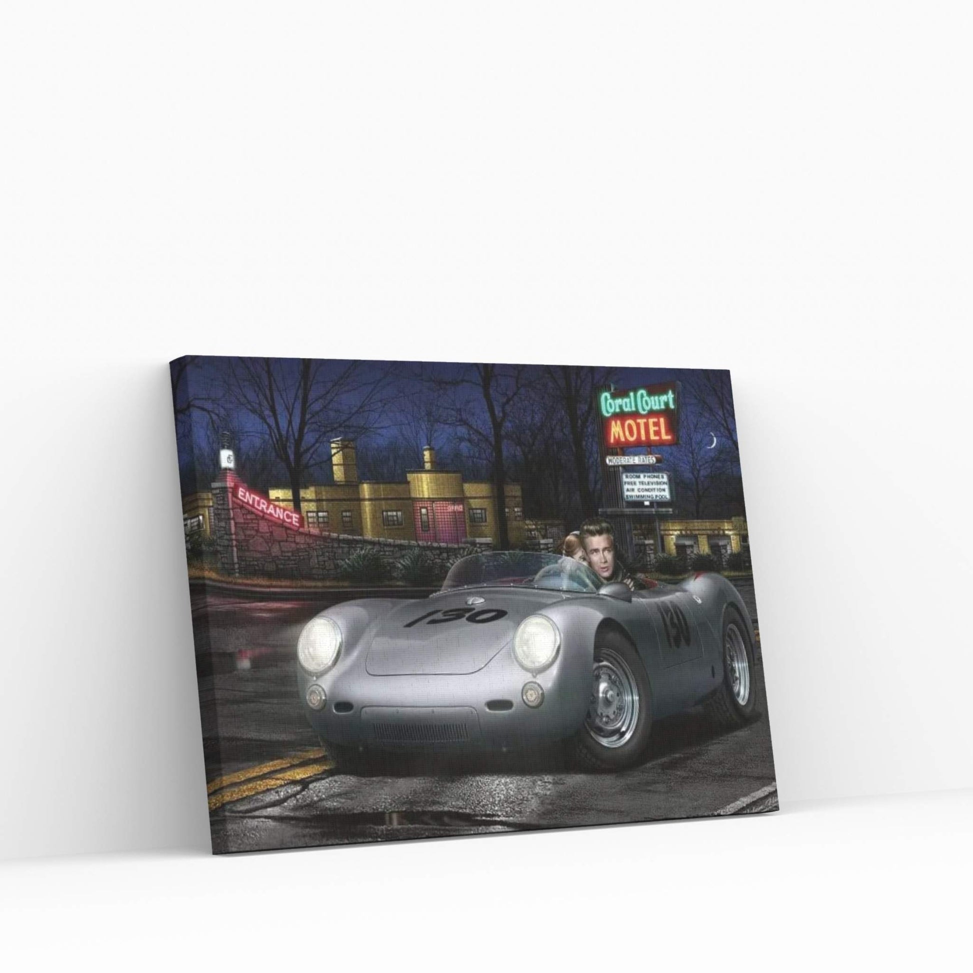 No Tell Motel II Canvas Wall Art - Y Canvas