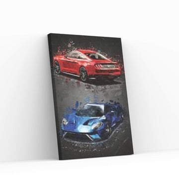 Ford2 Canvas Wall Art - Y Canvas