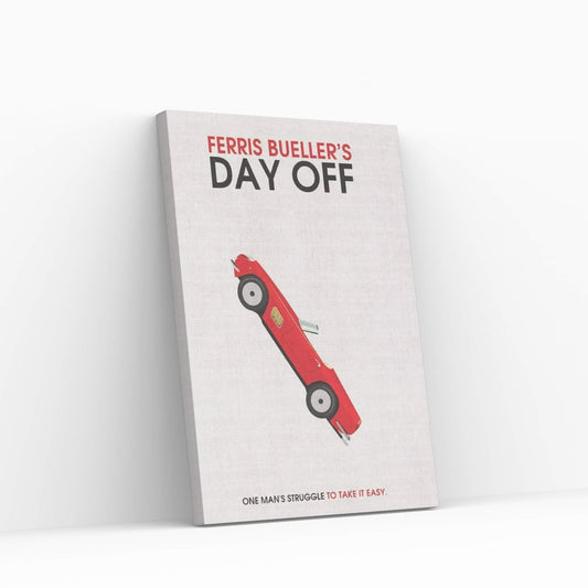 Ferris Bueller's Day Off Alternative Minimalist Poster Canvas Wall Art - Y Canvas