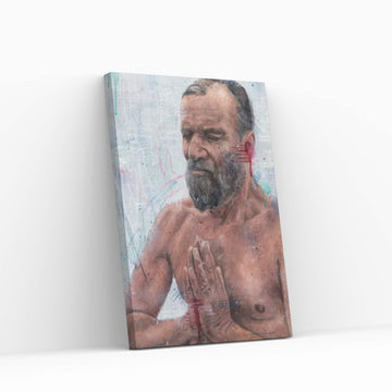 Iceman Wim Hof Canvas Wall Art - Y Canvas