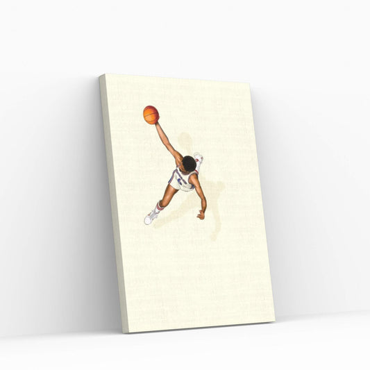 Frequent Fliers Dr J Canvas Wall Art - Y Canvas