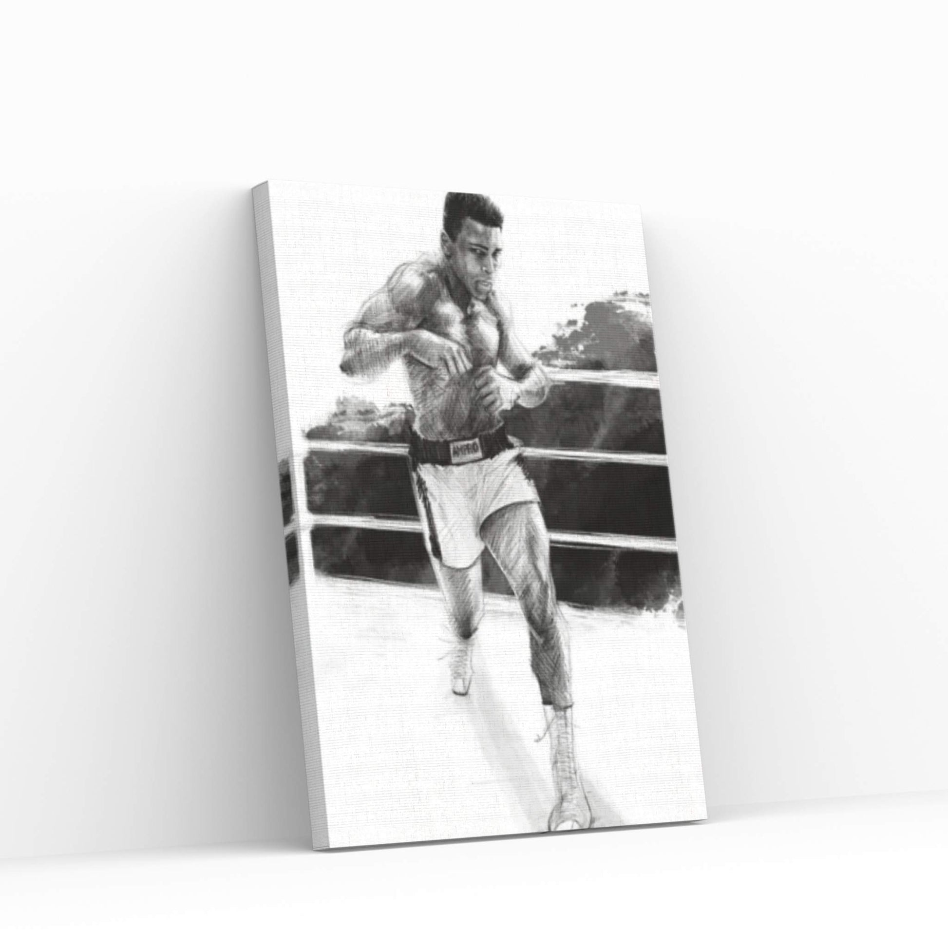 Muhammad Ali Canvas Wall Art - Y Canvas