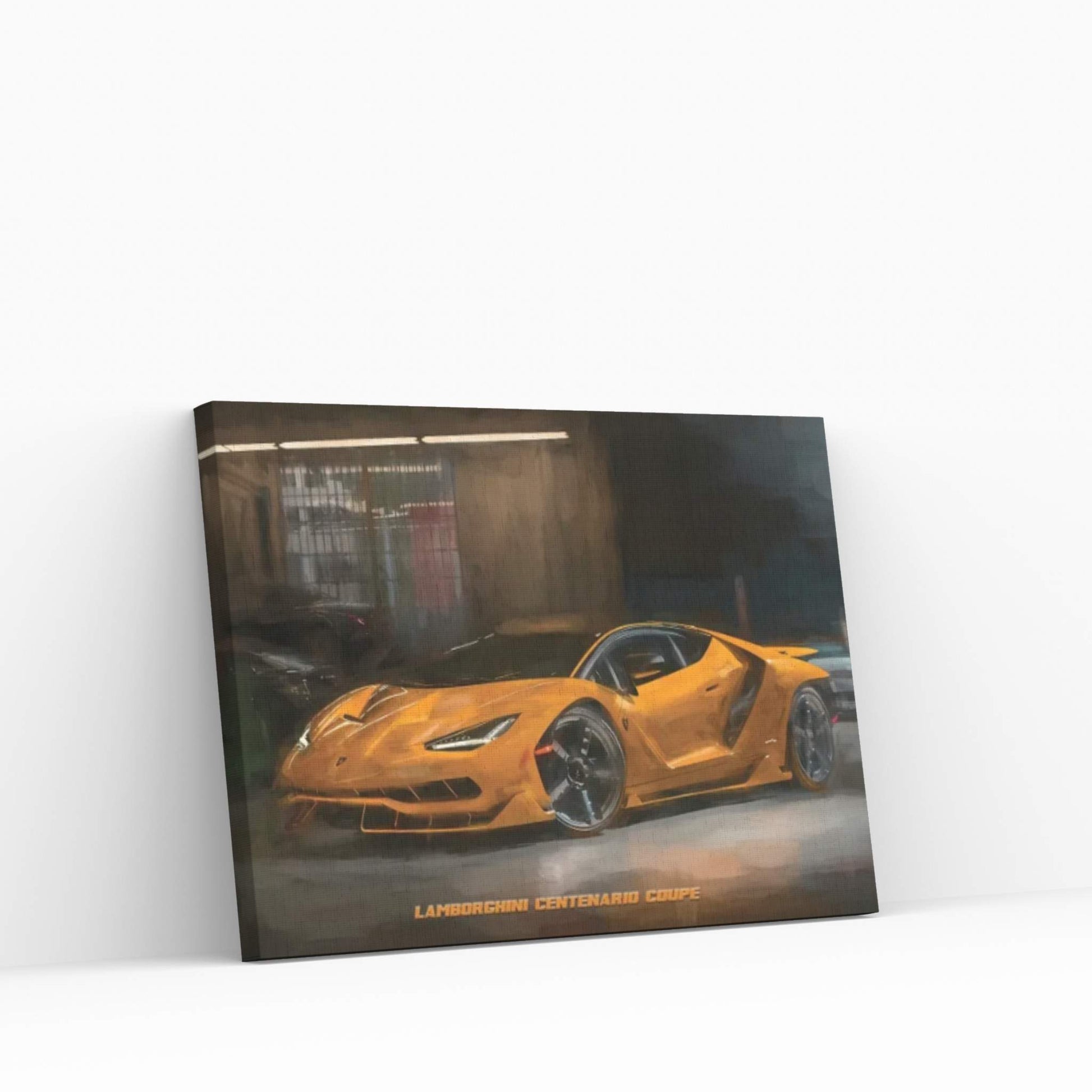 Lamborghini Centenario Coupe In Watercolor Canvas Wall Art - Y Canvas