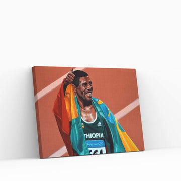 Haile Gebrselassie Canvas Wall Art - Y Canvas
