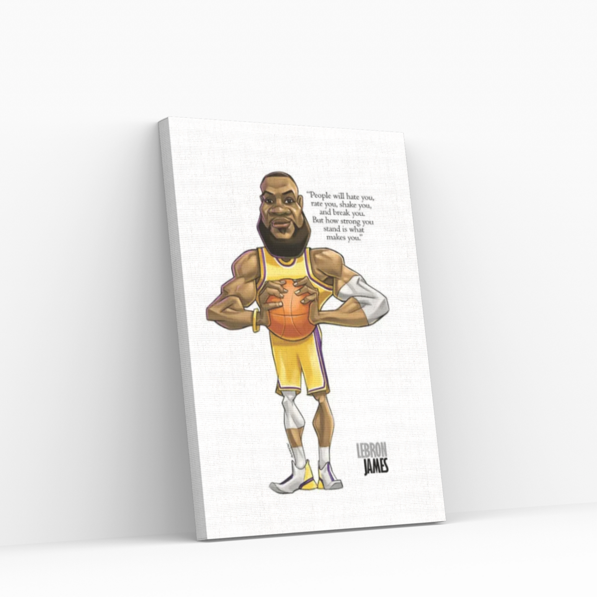 Lebron James Canvas Wall Art - Y Canvas
