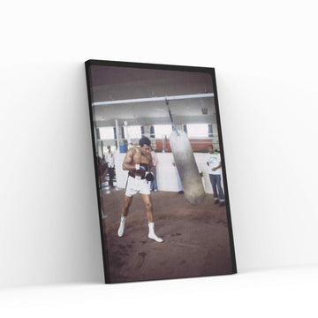 Punching Bag Work At Rumble In The Jungle™ Training Session Canvas Wall Art - Y Canvas