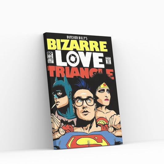 Bizarre Love Triangle - The Post-Punk Edition Canvas Wall Art - Y Canvas