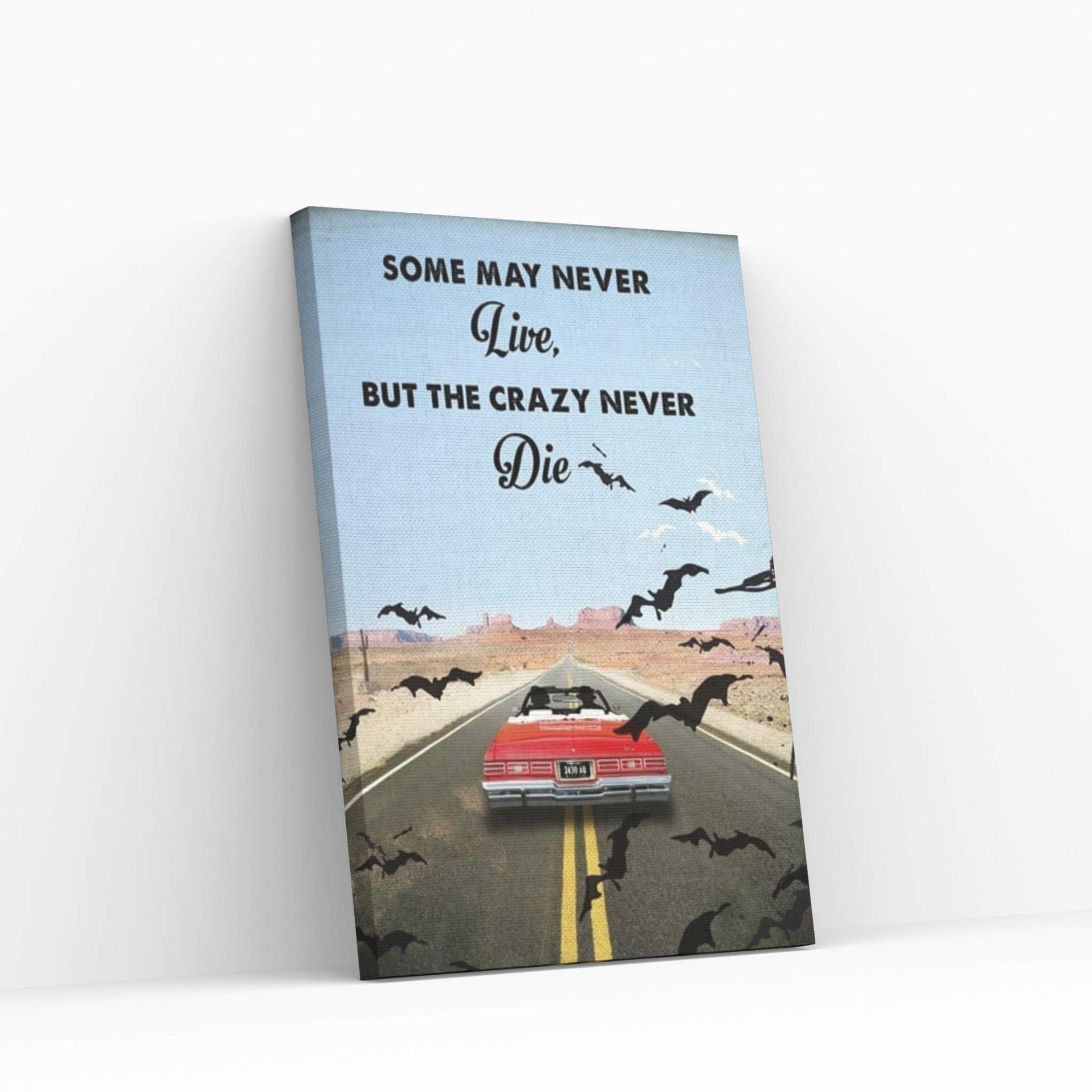 Fear And Loathing In Las Vegas Travel Movie Art Canvas Wall Art - Y Canvas