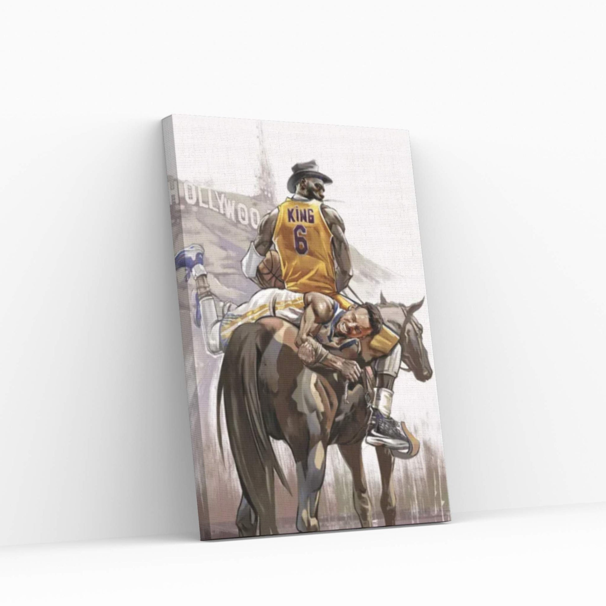 Lebron James Canvas Wall Art - Y Canvas