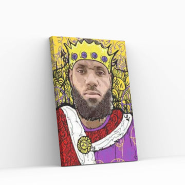 King James Canvas Wall Art - Y Canvas