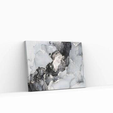 Large Silver Marble Canvas Wall Art, Marble Wall Decor, Split Canvas Art - Y Canvas