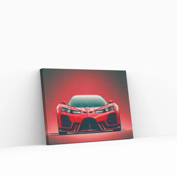 Red Sport Cars Canvas Wall Art Poster Print, Supercar Wall Art - Y Canvas