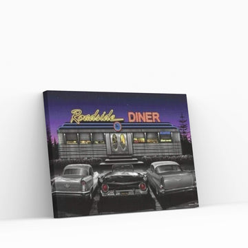 Roadside Diner II Canvas Wall Art - Y Canvas