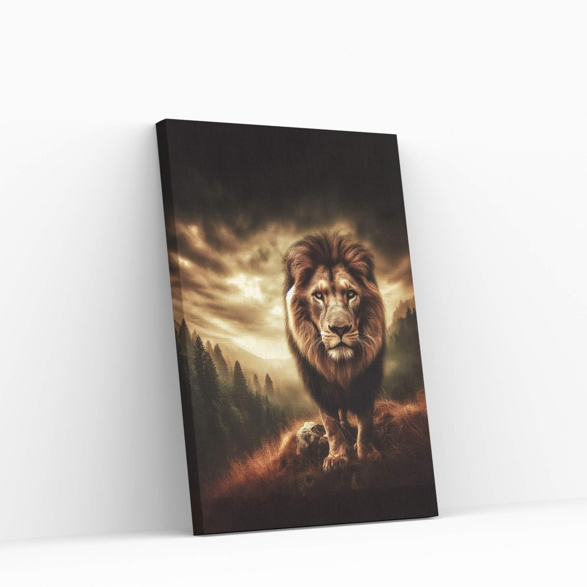 Lion Animal Canvas Wall Art Home Decor - Y Canvas