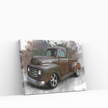 Rat Rod Canvas Wall Art - Y Canvas
