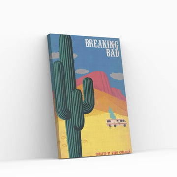 Breaking Bad Vintage Style Poster Canvas Wall Art - Y Canvas
