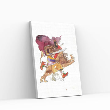 Forward To The Victory Canvas Wall Art - Y Canvas
