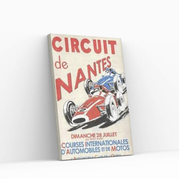 Circuit De Nantes 1946 Canvas Wall Art - Y Canvas