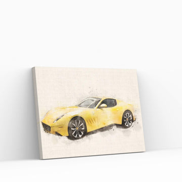 Ferrari Evo Silver Canvas Wall Art - Y Canvas
