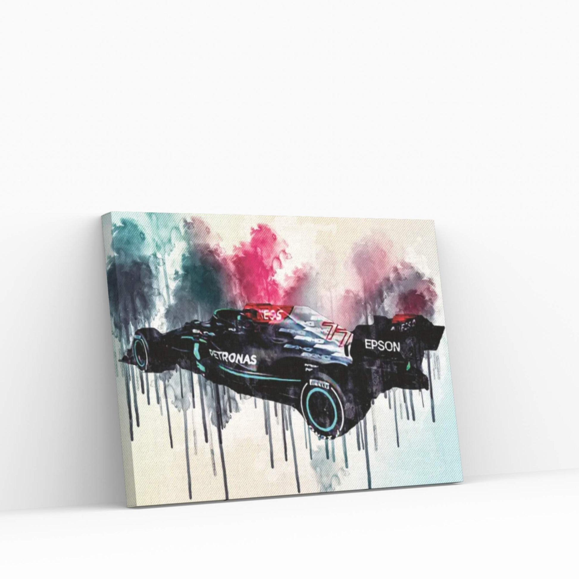 Mercedes-Amg F1 W12 E Performance 2021 Rear View Exterior F1 2021 Race Cars Formula 1 Canvas Wall Art - Y Canvas