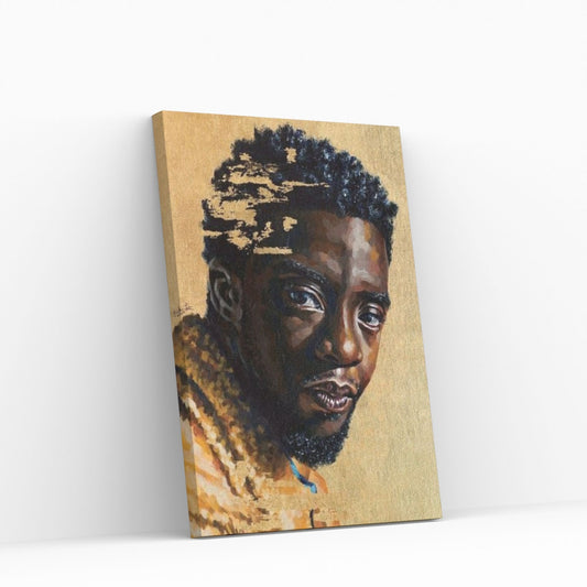Chadwick Boseman Canvas Wall Art - Y Canvas
