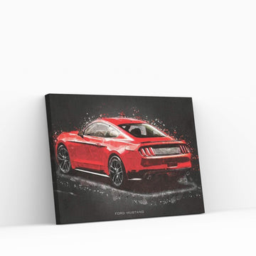Ford Mustang Acrylic Canvas Wall Art - Y Canvas