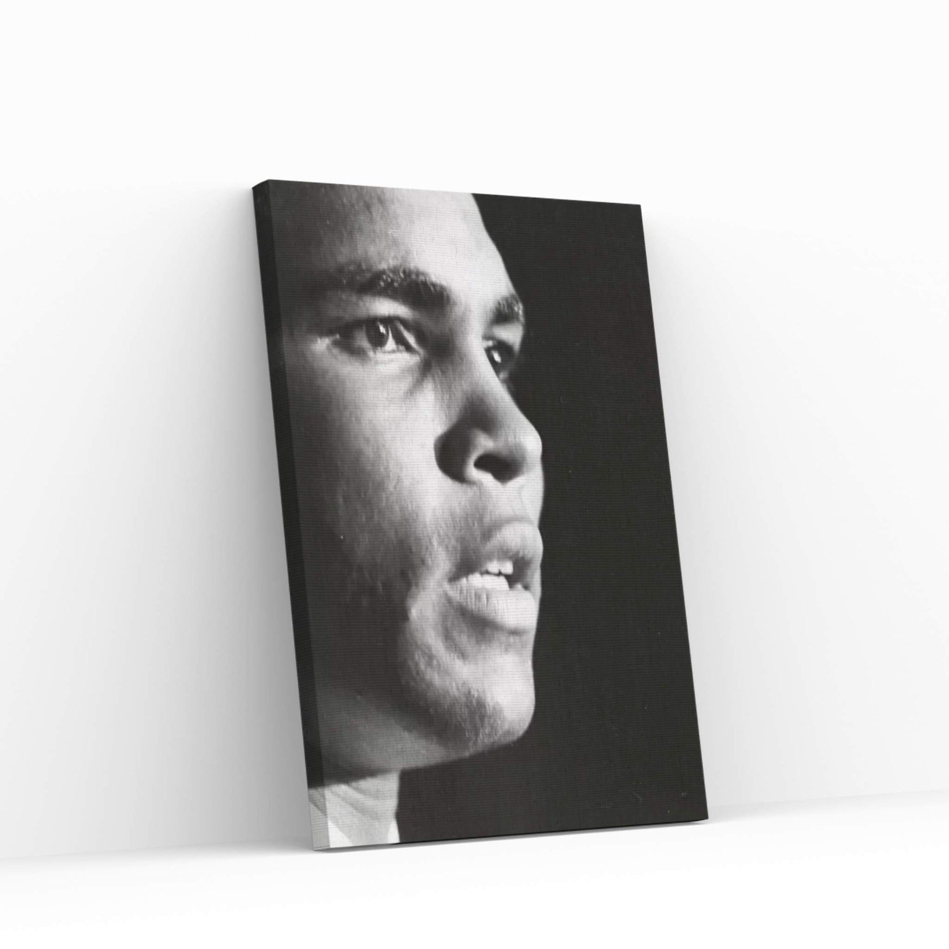 Profile Shot Of Muhammad Ali Canvas Wall Art - Y Canvas
