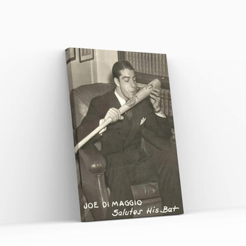 Joe Dimaggio (1914-1999) Canvas Wall Art - Y Canvas