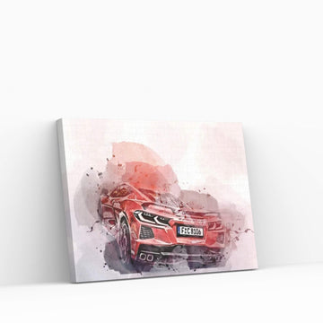 2021 Chevrolet Corvette Stingray Exterior Canvas Wall Art - Y Canvas