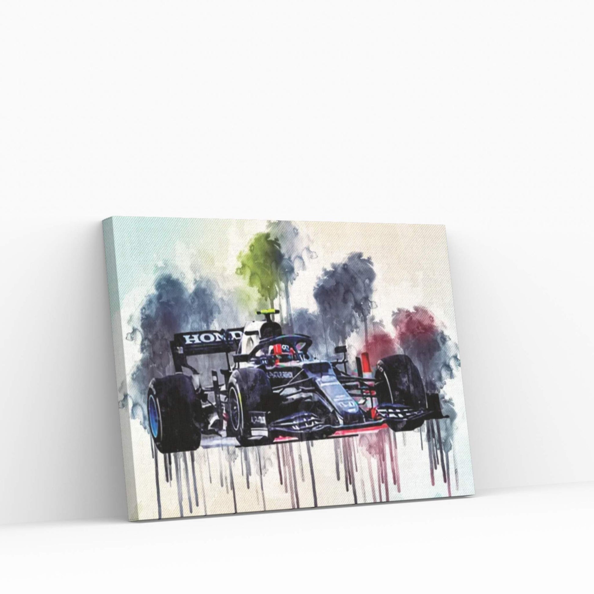 Pierre Gasly Alphatauri At02 2021 F1 Cars Formula 1 Sportscars Canvas Wall Art - Y Canvas