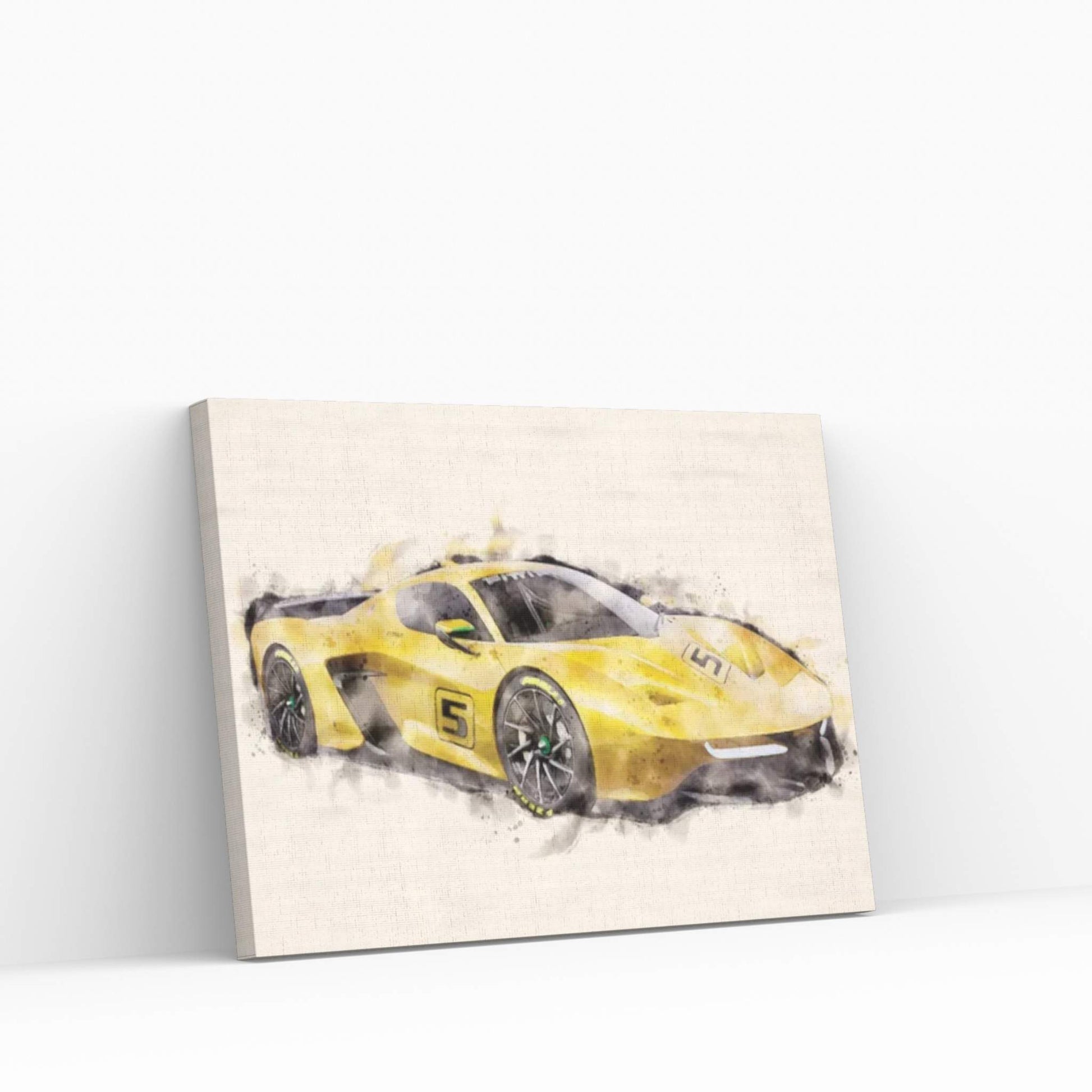 Fittipaldi EF7 Vision Sports Car V2 Canvas Wall Art - Y Canvas