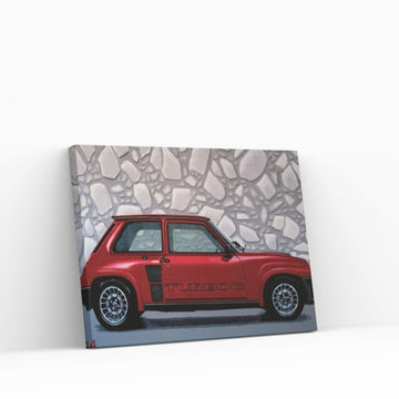 Renault 5 Turbo 1980 Canvas Wall Art - Y Canvas