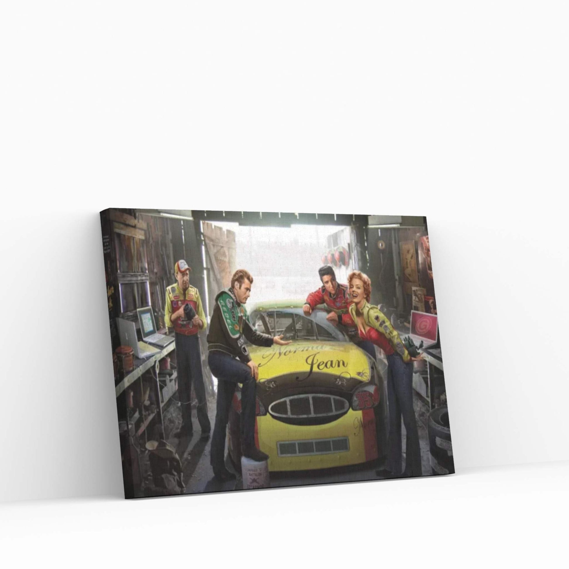 Eternal Speedway Canvas Wall Art - Y Canvas