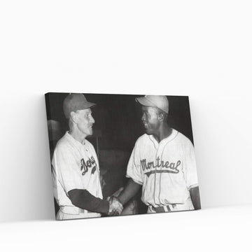 Jackie Robinson (1919-1972) Canvas Wall Art - Y Canvas