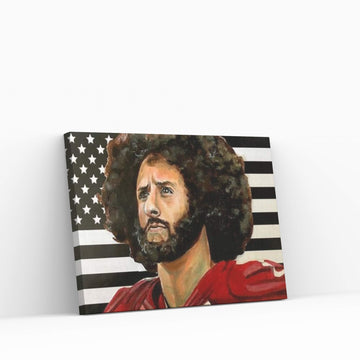 Kaeptain America - Colin Kaepernick Canvas Wall Art - Y Canvas