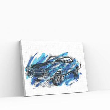 Chevelle SS 1970 Canvas Wall Art - Y Canvas