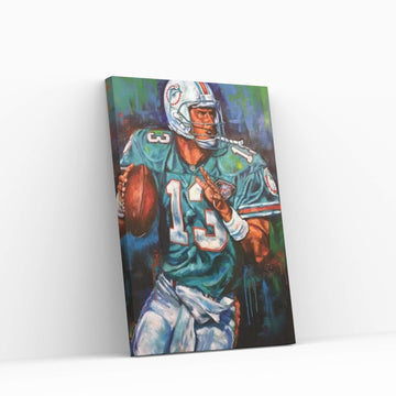 Dan Marino Canvas Wall Art - Y Canvas