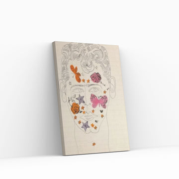 Rare Andy Warhol Drawing Canvas Wall Art, Andy Warhol Line Art Canvas - Y Canvas