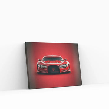 Red Sport Cars Canvas Wall Art Poster Print, Supercar Wall Art - Y Canvas