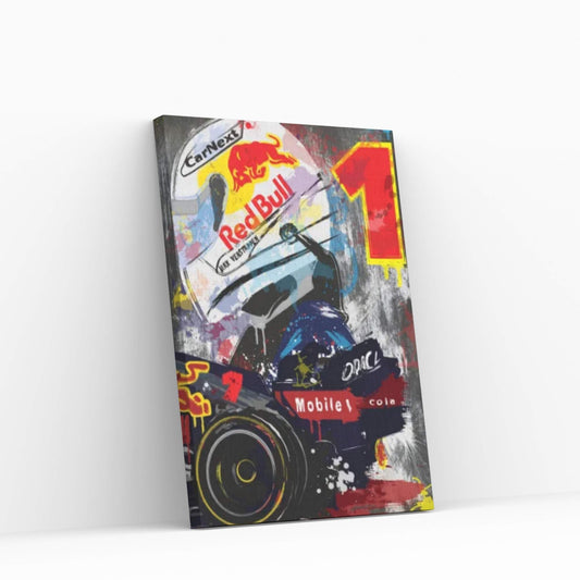 Max Verstappen, Red Bull Racing, Red Bull, F1 Poster Canvas Wall Art - Y Canvas