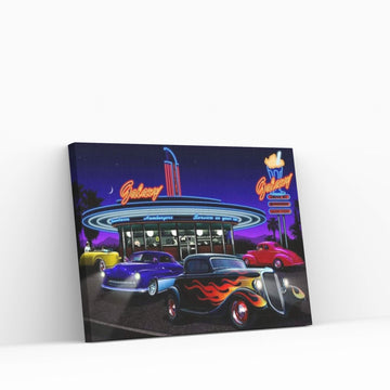Galaxy Diner I Canvas Wall Art - Y Canvas