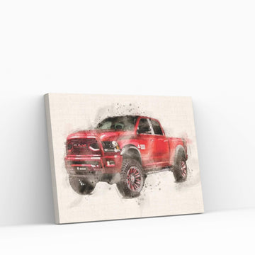 Dodge Ram II Canvas Wall Art - Y Canvas