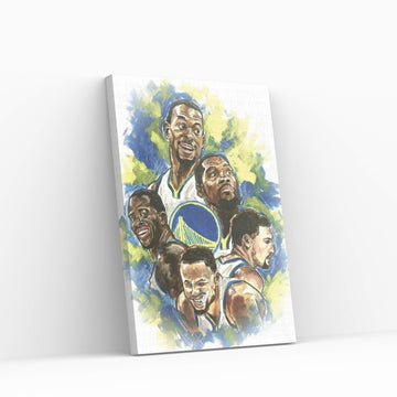 Golden State Warriors - Dynasty Canvas Wall Art - Y Canvas