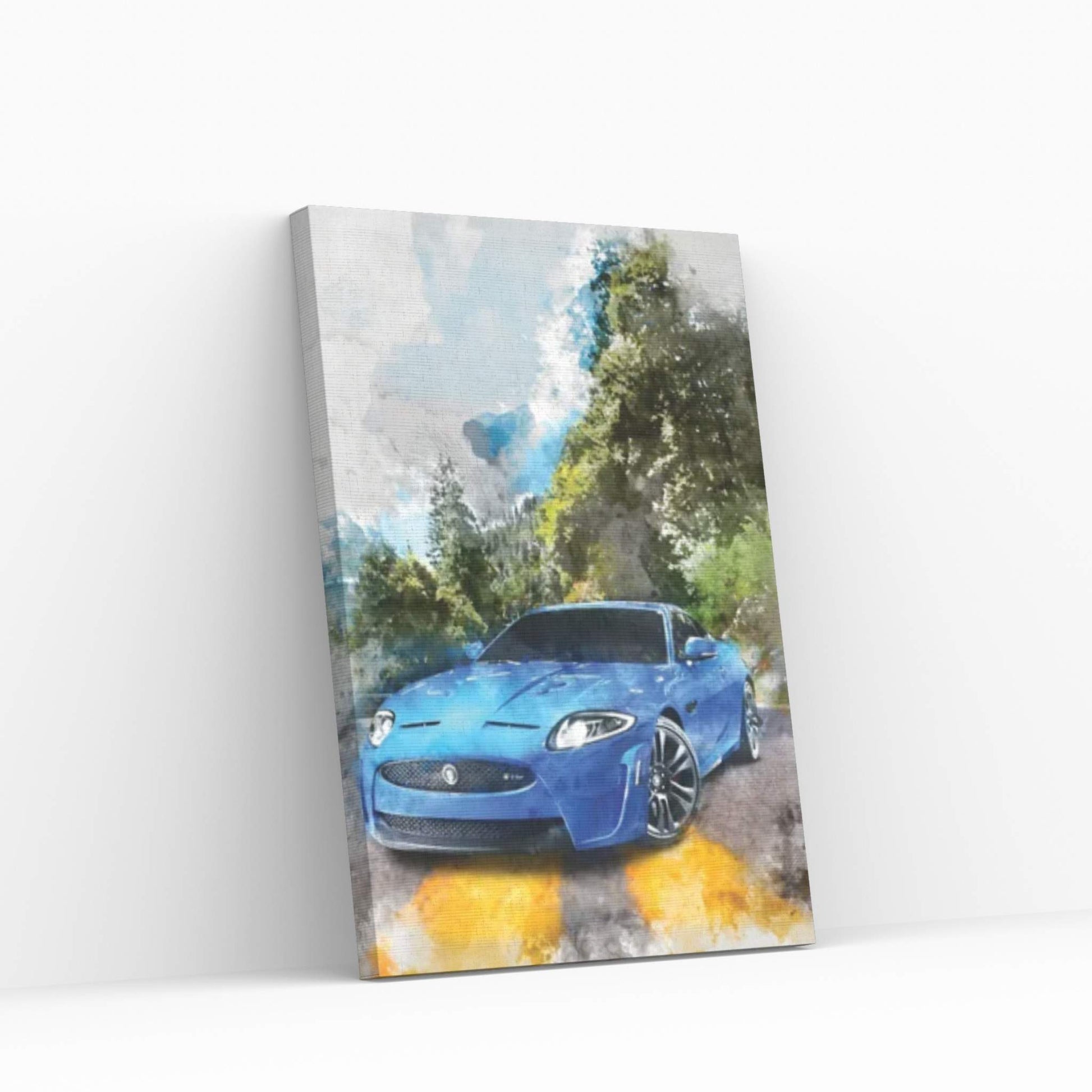 Jaguar XKR-S Canvas Wall Art - Y Canvas
