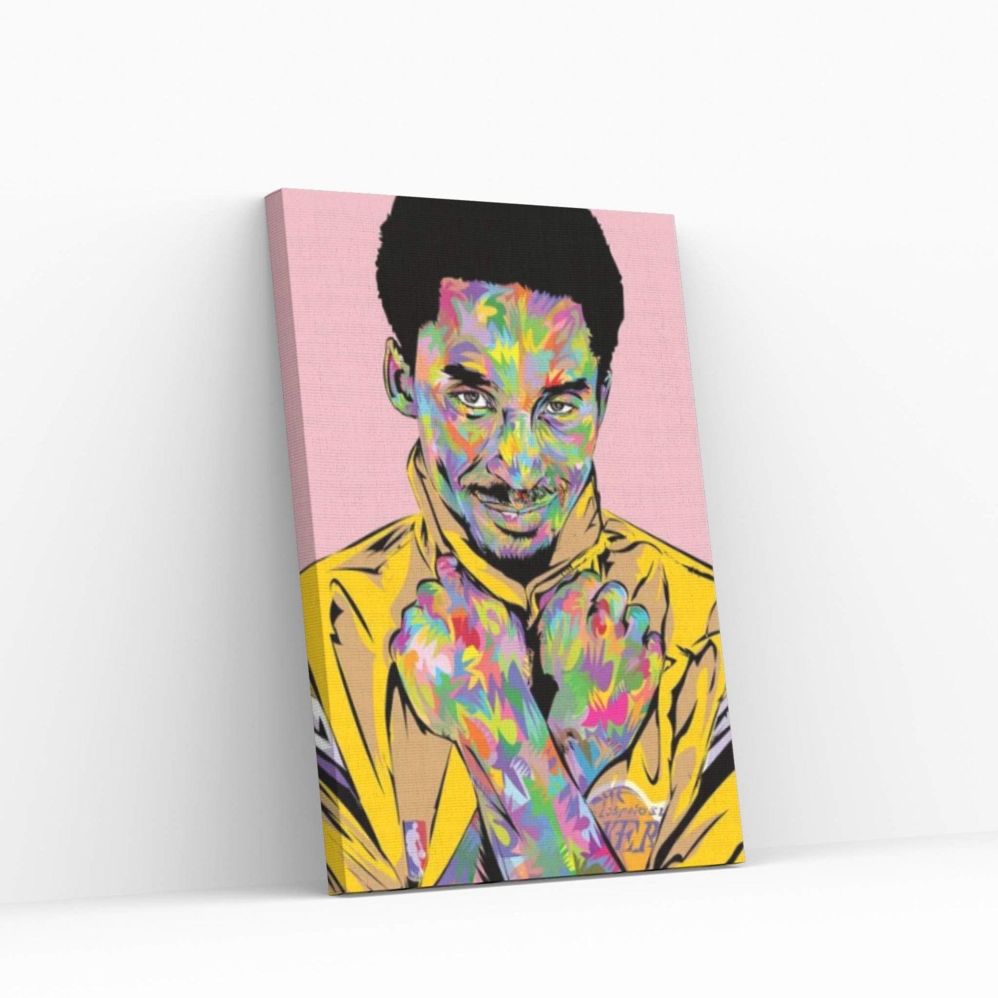 Kobe RIP Pink Canvas Wall Art - Y Canvas