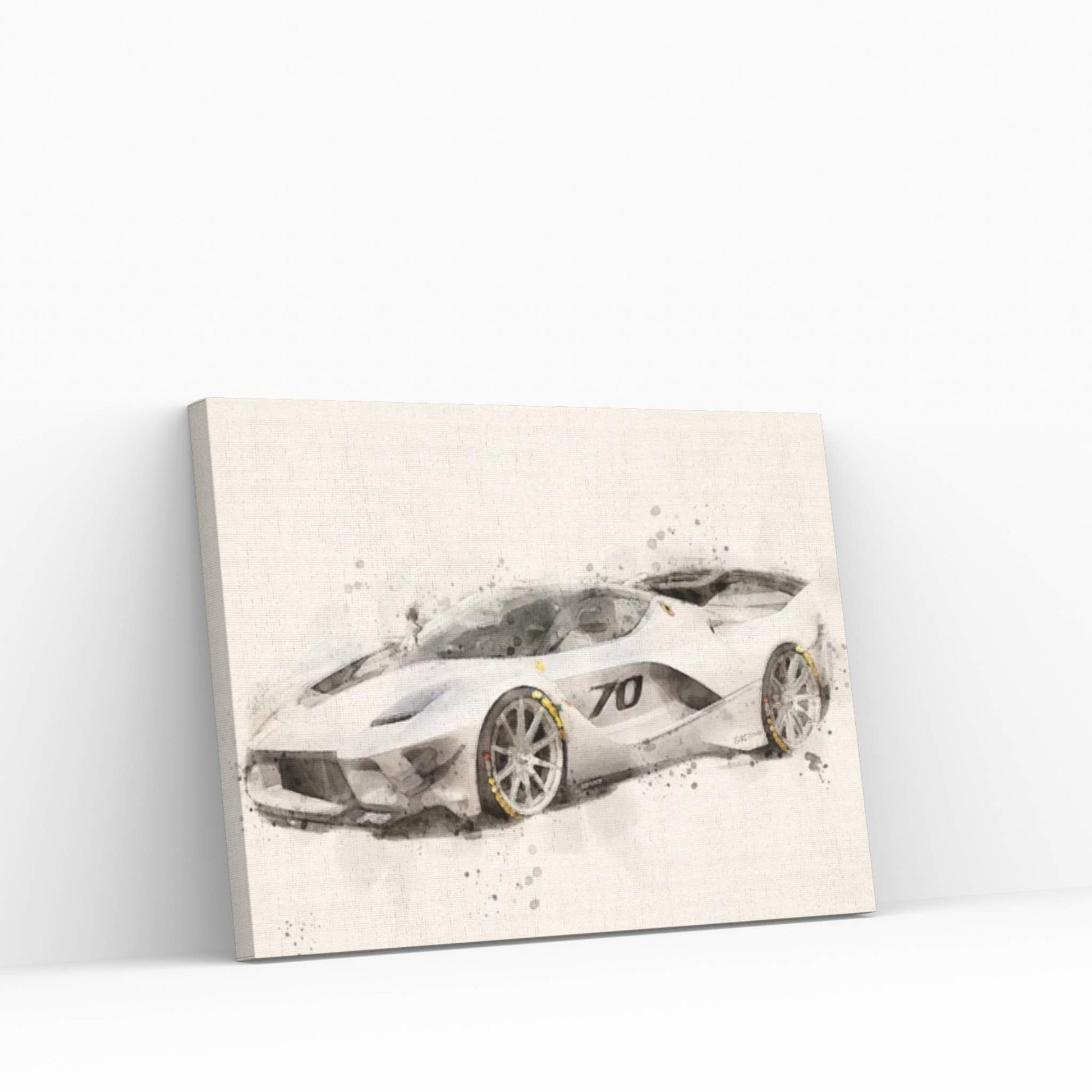 Ferrari FXX Evo Canvas Wall Art - Y Canvas