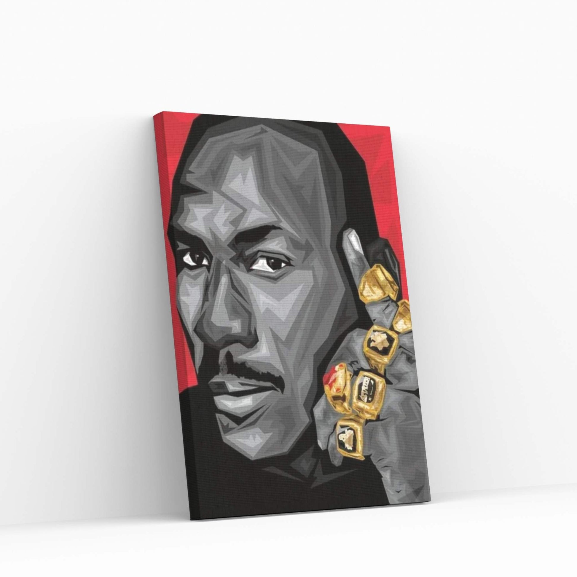 GOAT MJ Canvas Wall Art - Y Canvas