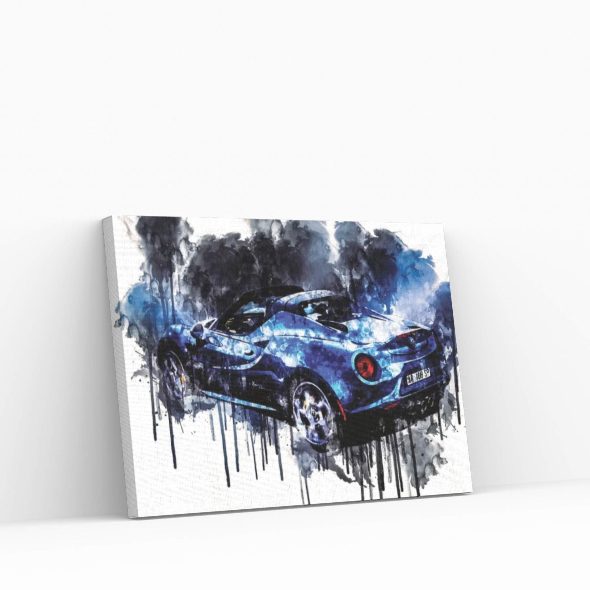 2018 Alfa Romeo 4C Spider Italia Canvas Wall Art - Y Canvas