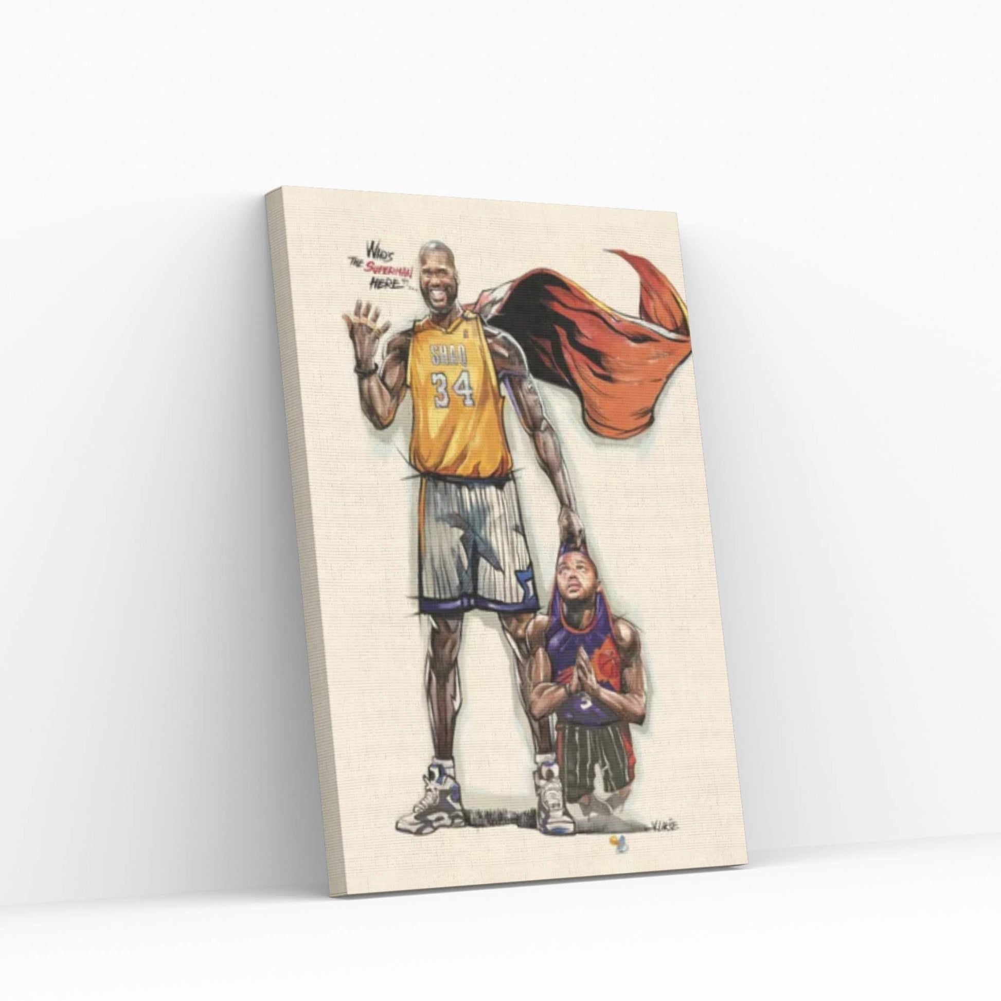 Shaq Attaq Canvas Wall Art - Y Canvas
