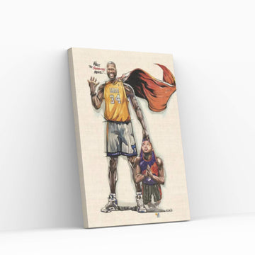 Shaq Attaq Canvas Wall Art - Y Canvas